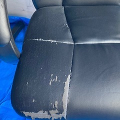 ハイバック オフィスチェア ブラック / 昇降機能付の画像