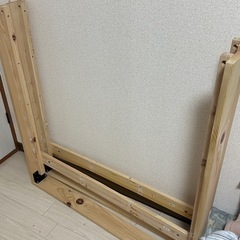 シングルベッド　すのこ　フレームの画像
