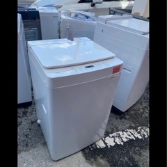 NO B687🌈福岡市内配送設置無料✨🌈全自動洗濯機 ホワイト WM-EC70W [洗濯7.0kg /簡易乾燥(送風機能) /上開き] 2021年の画像