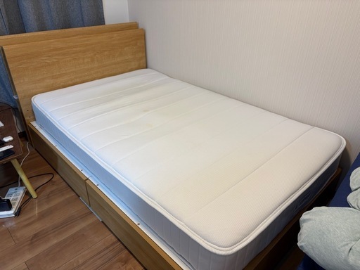 ベッドセミダブル マットレス 引き出し寝具 家具