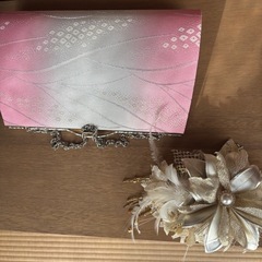 和装　草履、バックセット(箱付き)
の画像