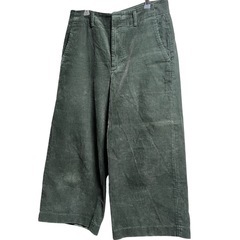 （XL）［良品］UNIQLO  コーデュロイワイドクロップドパンツの画像