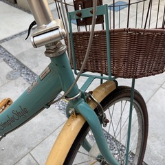 自転車 折り畳み　即乗りの画像