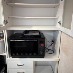 食器棚 レンジ台の画像