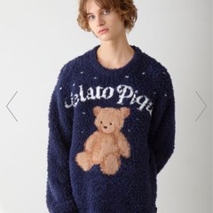 ジェラートピケ 【HOLIDAY】ジェラートスノーベアジャガードプルオーバー＆ロングパンツの画像