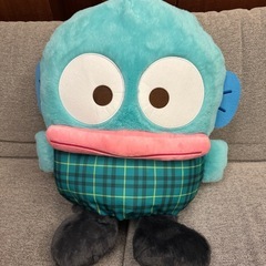 ハンギョドン チェック×チェックドールGJ サンリオ　ラウンドワン限定ぬいぐるみの画像