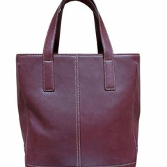 COACH ハンドバッグ レザーボルドーの画像