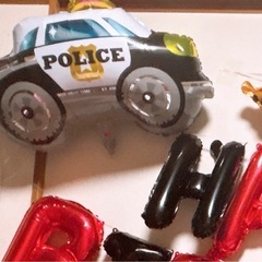 🚒🚑誕生日風船の画像