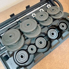 【3/4(水)受渡予定者有】[TOP FILM] 可変式ダンベル・バーベルセット3WAY 総重量約50kgセット 1 の画像