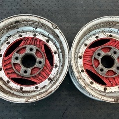 アドバン ADVAN A3A 14インチ 6J ＋6 PCD114.3 2本 旧車 希少 当時物 4H アドバンレーシング AE86の画像