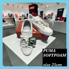 【新品】PUMA プーマ ホワイト メンズ スニーカー 25cmの画像
