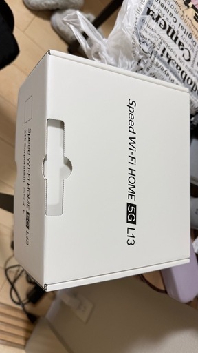 【新品未使用】Speed Wi-Fi HOME 5G L13 SIMなし