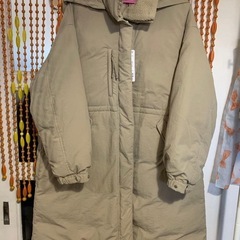ダウンコート　新品　札付き　フェザーPAタフタモッズダウンの画像