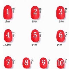 ネイルチップの画像