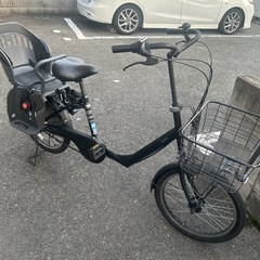 自転車　チャイルドシート付の画像