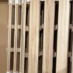 ニトリ　丸めてしまえる桐すのこベッド　ダブルの画像