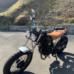 5周年記念 ★tw200スカチューン　ロンスイ　艶消し　実働車★の画像