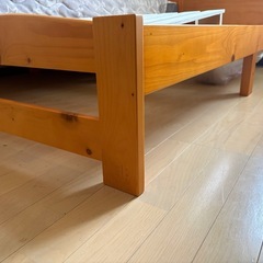 美品⭐︎neruco すのこベッド シングルの画像