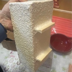 （3,29まで）陶製 花台・飾り台｜床の間・茶道具用｜白釉 昭和期の画像