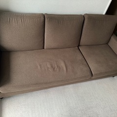 三人掛けソファ(ニトリ購入品)の画像