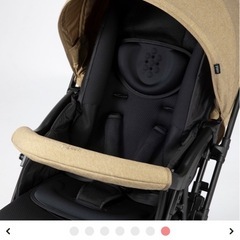ピジョン　ランフィ アップ ベージュ ベビーカーの画像