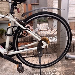 クロスバイク 白 エアーオン サカモトの画像