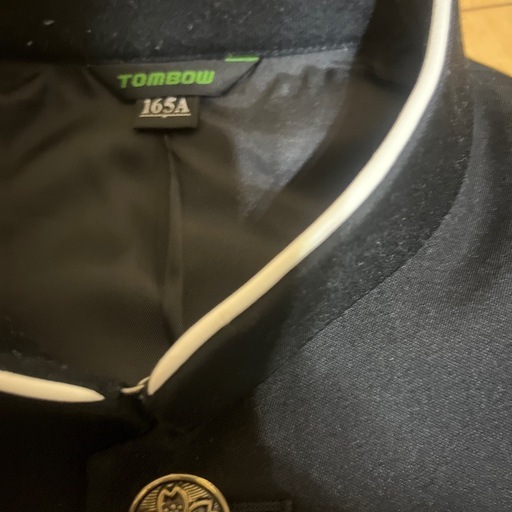 トンボ　学生服上下　165A 詰襟  標準型学生服