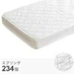 安心のニトリ！即使用可能シングルサイズセット！すのこ、マットレスの画像