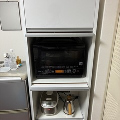 ニトリ 電子レンジラックの画像