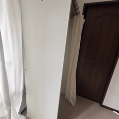 カーテン付き　簡易クローゼット　伸縮できますの画像