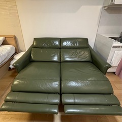 品番：L/S RELAX-49 色：オリーブグリーン（本革）の画像