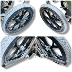 【未使用品】高級 パラマウントケアサービス  Gra-Fit Exe 多機能 介助式 車椅子 Lサイズの画像