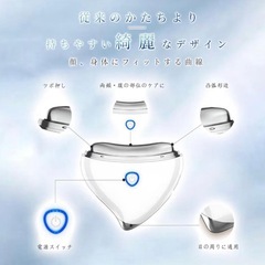 新品 未使美顔器 EMS かっさ カッサ 微電流 美顔ローラー温熱ケア 男女兼用 持ち運びの画像