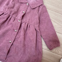 キッズ　ベビー　シャツワンピ　90の画像