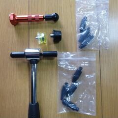 デントリペア　工具セット　棒６本　ハンマー　アタッチメント１０個　ポンチングの画像