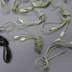 ( E-1035 )Type-C ライトニングケーブル１０本 アダプター２個 セット⑫ELECOMケーブルあり 中古 通電確認済みの画像