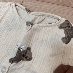 韓国　パジャマ　80 クマの画像