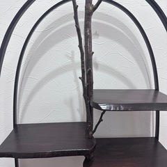 大工手作り一点もの⭐︎飾り棚　桜使用の画像