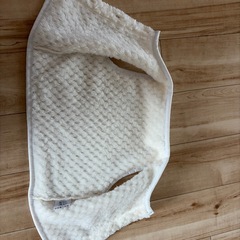 ベビー キッズ ボアベスト オフホワイト もこもこの画像