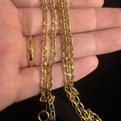 k18 あずき喜平ネックレス 55cm 17.8gの画像