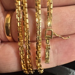 k18 ベネチアン(レール/Vカット) 18.4g 60cmの画像