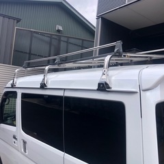 中古　ROCKY（横山製作所）ルーフキャリア　軽バンハイルーフ用の画像