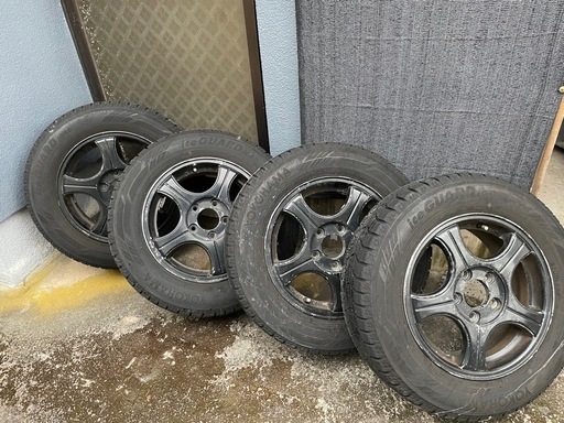 スタッドレスタイヤ 195/65r15  4本 タイヤのみも可能