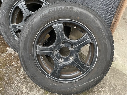 スタッドレスタイヤ 195/65r15  4本 タイヤのみも可能