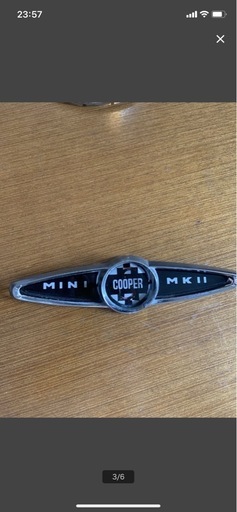 クラッシックミニ　オースチンミニクーパーS markⅡエンブレム