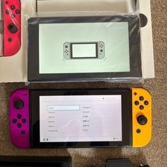Switch本体×2 箱付き★付属品全てあり！リングフィット+コントローラー4つの画像