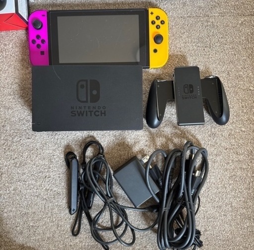 Switch本体×2 箱付き★付属品全てあり！リングフィット+コントローラー4つ