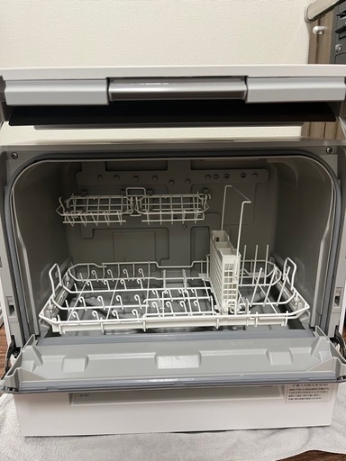 【★値下げしました！】Panasonicスリム食洗機NP-TSK1-W 分岐水栓CB-SSH8有り