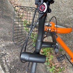 折りたたみ自転車(付属品付き)の画像