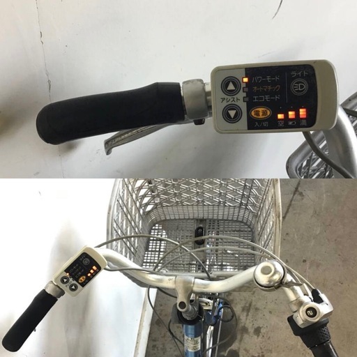 h-255△ q 岐阜発/パナソニック/電動アシスト自転車/26インチ/3段変速/バッテリー6.6Ah/充電器なし/走行確認/現状品/管15s/ R8.2/23 △